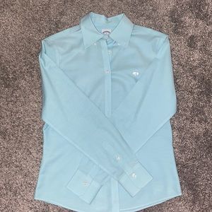Brooks Brothers Teal Button Down Size 4